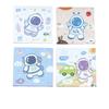 Office School Supplies High Looking and Cute Astronaut Series Stickers Student Notebook Message Kawai Stationery Memo Pad