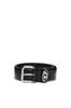 Leather Belt X10127P6364 90 Black T8013 [Diesel] Men's
