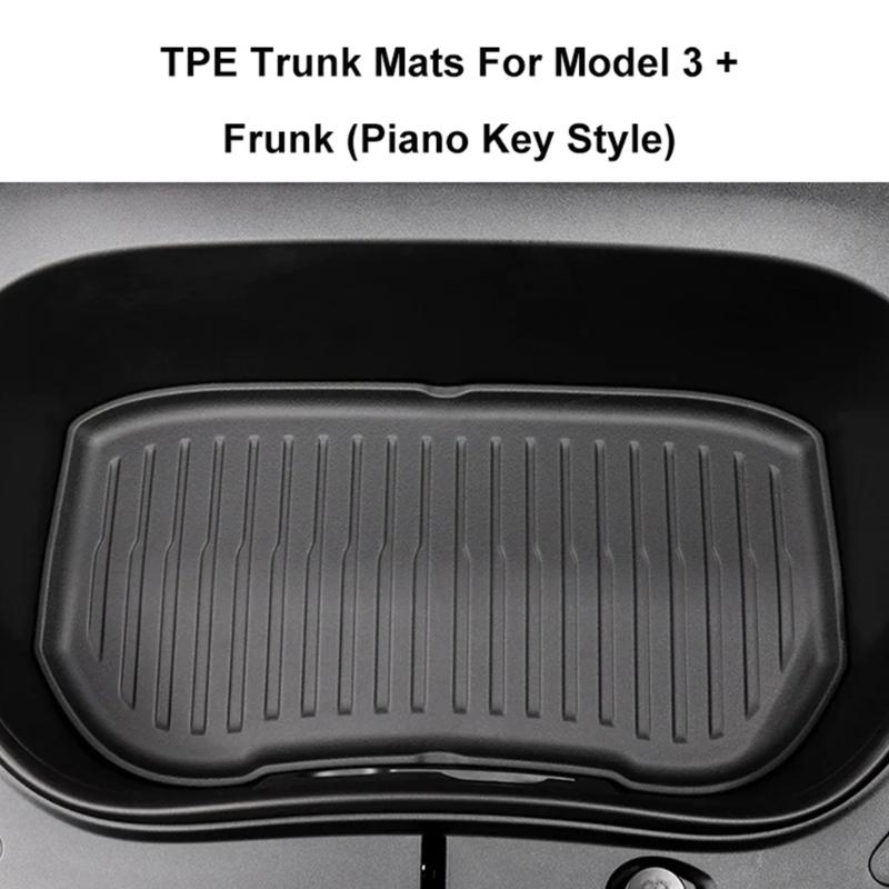 Car Front Rear Trunk Mats Storage Pads Cargo Tray For Car 3+ Highland Accessories Dustproof Waterproof Protect Cushion