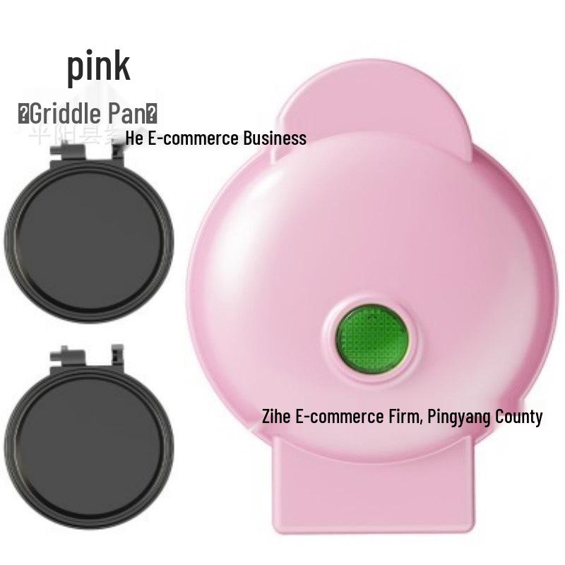 Mini Waffle, Bread, Crepe, and Sandwich Maker - All-in-One Breakfast Machine