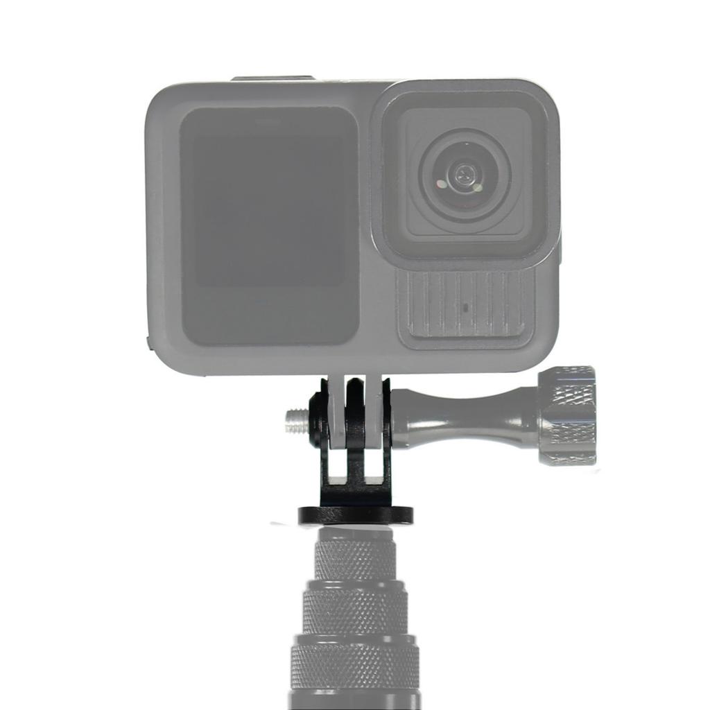 Standard 1/4inch Screw Hole Triangle Mount Adapters For Action Cameras from High Strength Aluminum Alloy for Secure Photography