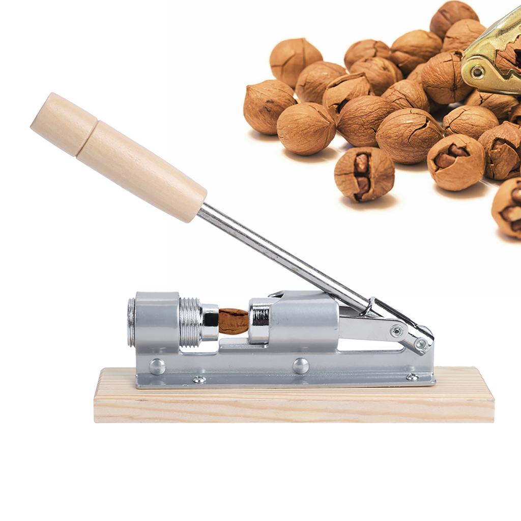 Household Aluminum Alloy Hand Pressed Walnut Cracker Nut Opener Kitchen Tools Accessories