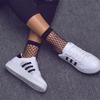 Punk Women Girls Sexy Black Hollow Out Breathable Mesh Fishnet Socks Female Gothic Stretchable Short Hosiery Ankle Socks