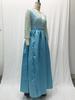 2025 Spring/Summer Women's European and American Lace Sequin Evening Gown with Train
