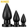 3 størrelse Silikon Butt Plug Anal Sexleketøy for Voksne Menn Kvinne Buttplug