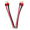 Deans Ultra Pigtail Cable T Plug Connector Male/Female 10Cm 12/14Awg Soft Silicone Wire For Rc Quadcopter Lipo Battery Expand