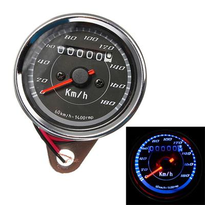 Retroilluminazione Contachilometri Moto Scala Accurata Universale Retrò LED Indicatore Odometro