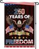 Rngmsi 250th Anniversary Garden Flags, American Eagle Yard Flag Decor 12x18 Inch Double Sided, Independence Day Patriotic Fl
