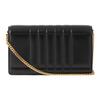 Burberry Lola Bag With Metal Logo Magnetic Closure Chain Quilted Lambskin Leather Shoulder Crossbody Bag Women Bags Black 80661761