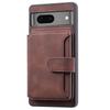 For Google Pixel 7a RFID Blocking Leather+TPU Anti-drop Phone Case Kickstand Wallet Skin-touch Cover