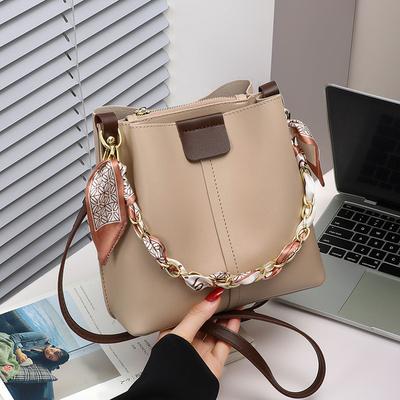 Sac bandoulière en cuir pour femme Sac seau pour femme Sac à bandoulière haut de gamme
