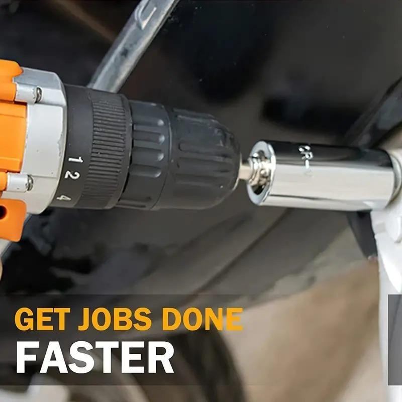 Universal Socket Sleeve Grip Ratchet Wrench Angle Drill Adapter Driver Extension Muti Tool Attachement Screwdriver Bit Holder