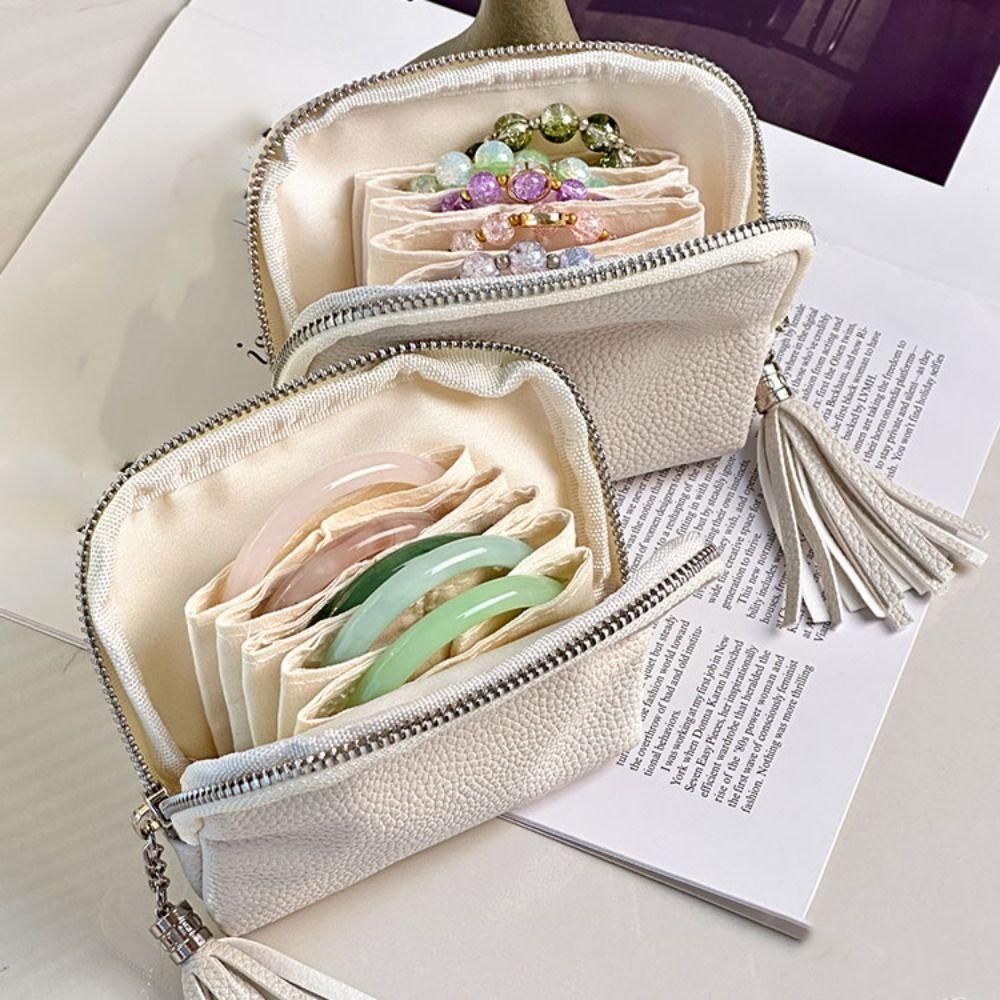 Tassel Jewelry Packing Bag Bracelet Jewelry Holder Box Fashion Jewelry Storage Case  Travel