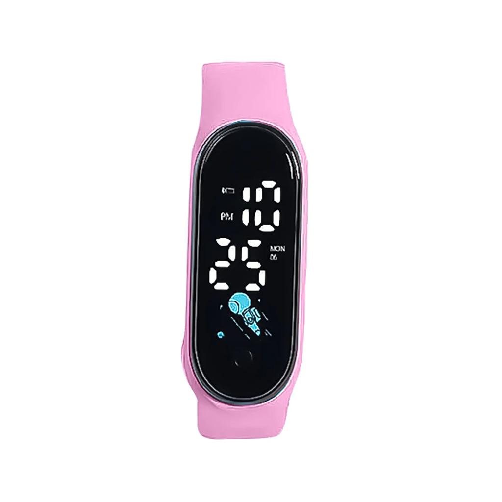 Children Watch Solid Color Adjustable Strap Led Digital Electronic Sports Wrist Watch For Boys Girls Watches Sports Wristwatches