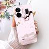 Clear For Realme GT Neo 5 Case RMX3706 Cute Cat Fashion Butterfly Funny Painted Casing For Real me GT Neo 5 Cover