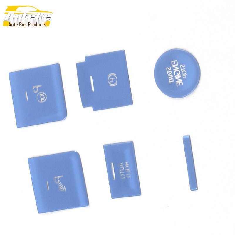 Viloran 2020 Center Console Gear Shift Button Sticker & Dashboard Sequins Accessories