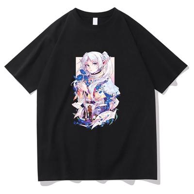 Frieren Beyond Journey's End T Shirt Fashion Unisex Aesthetic Sousou No Frieren Tshirt Unisex Anime Unisexga Vintage Cotton Tee Shirt Unisex