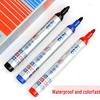 Letu 700 Oil-Based Black Refillable Marker Pen with Thick Ring-Shaped Tip