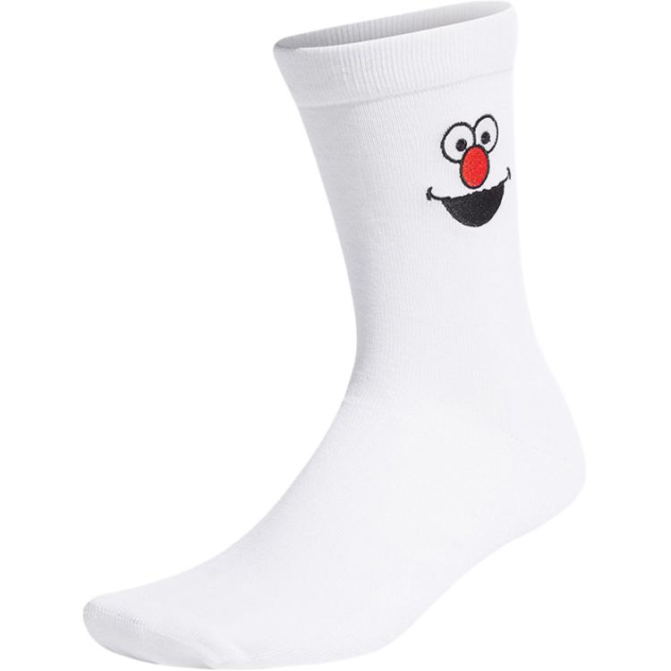 Adidas Neo x SESAME STREET FW24 Crew Socks Unisex 1 Pack White HN5869 S