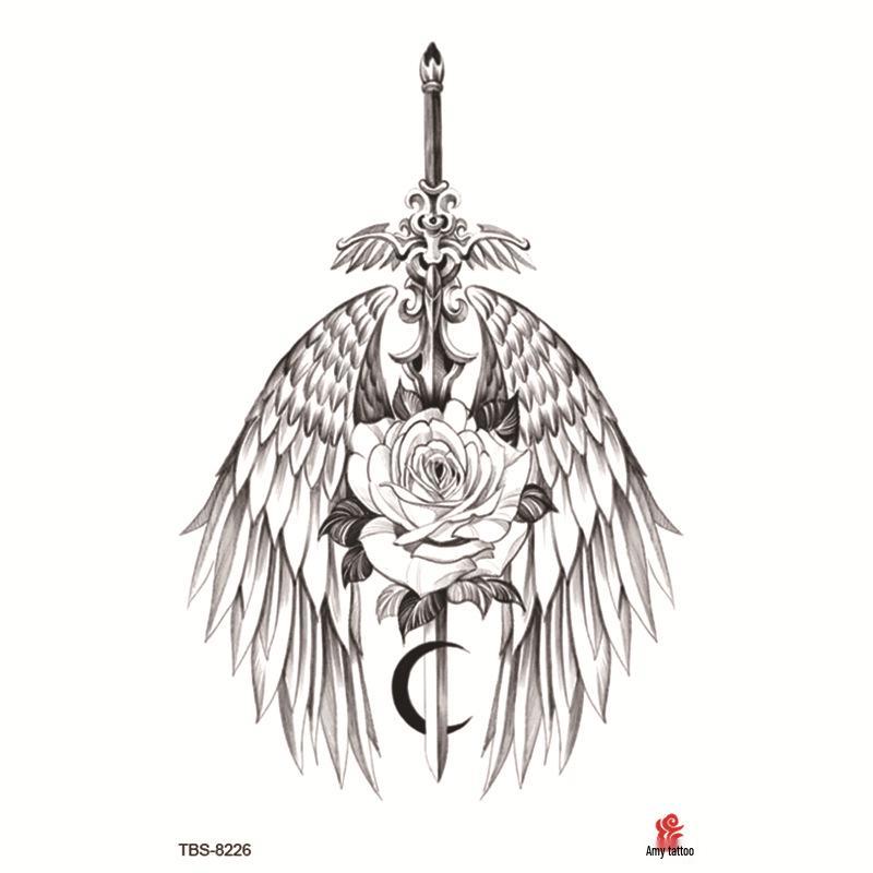 Wasserdichtes Ganzarm Totemsymbol Tattoo Aufkleber Set