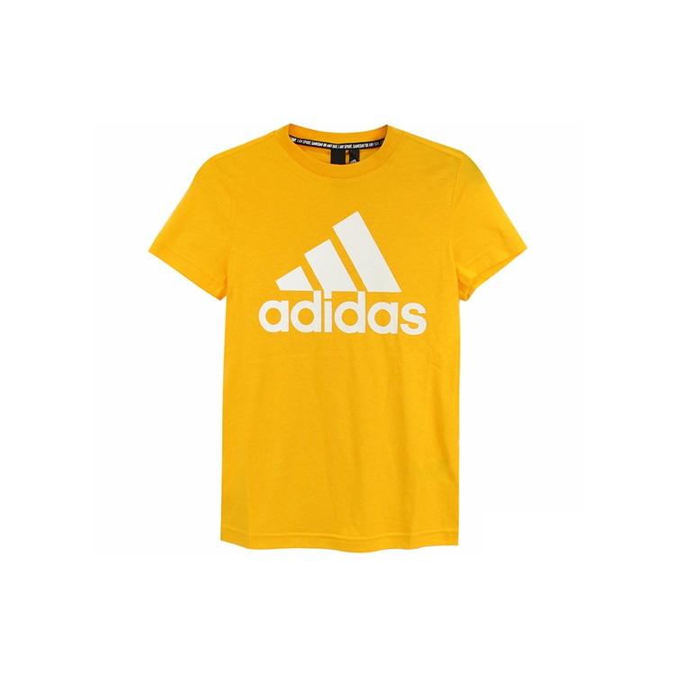 (WMNS) adidas Sports Round Neck Short Sleeve Yellow Women s EB3794 XL