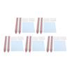 5 Set Privacy Filter Adhesive Strips Double Sided Adhesive Strips with Plastic Slide Mount Holder Ta