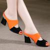 Sapatos Femininas Women Cute Sweet Light Weight Multi Color High Heel Sandal Shoes Lady Fashion Beige Heel Pumps Ab570