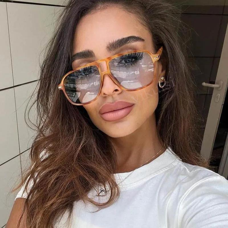 Women Luxury Square Sunglasses for Men Design Oversized Sun Glasses Female Fashion Shades Eyewear UV400 Glasses