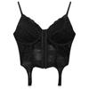 Lace Camisole European and American Retro Sexy Spicy Girl Fishbone Irregular Fashion Vest with Chest Cushion Integrated Top