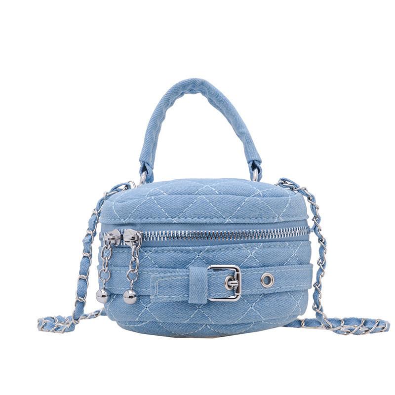 

Trendy Mini Lipstick Accessory Bag For Kids Stylish Crossbody Oxford Cloth Design