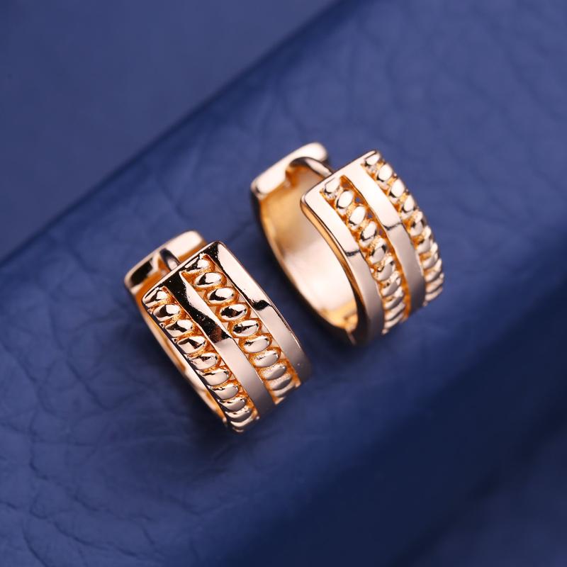 KNIKOO Clip øredobber for kvinner Cubic Zirconia mote bøyle øredobber smykker til bryllupsfest gaver