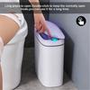 14L Smart Sensor Trash Can Electronic Automatic Bathroom Waste Garbage Bin Household Toilet Waterproof Narrow Seam Sensor Bin