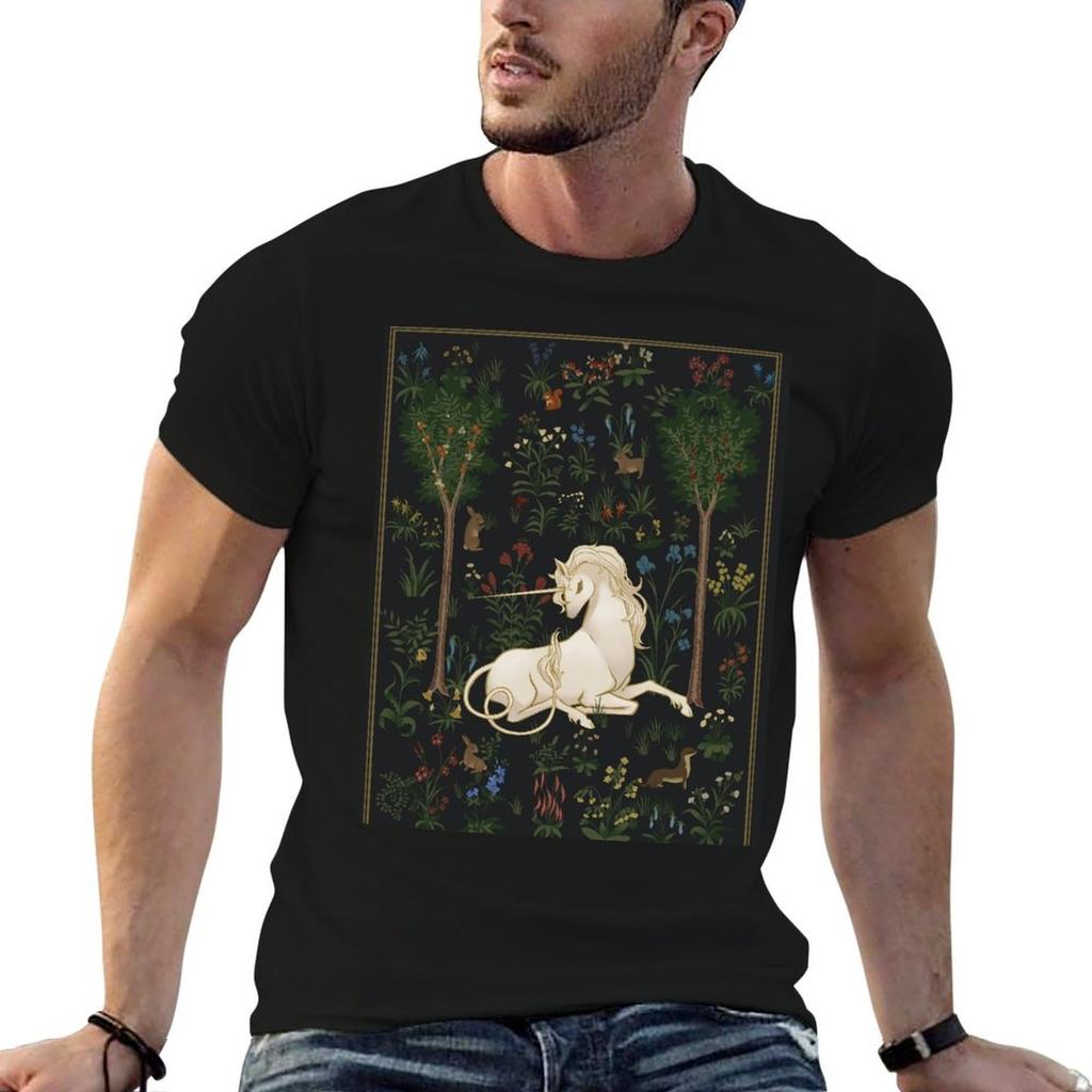 Unicorn Woods Tshirt Fashion Letter Print Tshirt