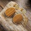 High quality antique style natural stone crystal earrings earrings earrings light luxury trendy accessories
