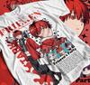 Frieren Anime T-Shirt, Vintage Manga Stil, Otaku T-Shirt