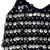 Shimmer Camisole Club Party Costum Fashion Festival Beach Girls Sequin Crop Top