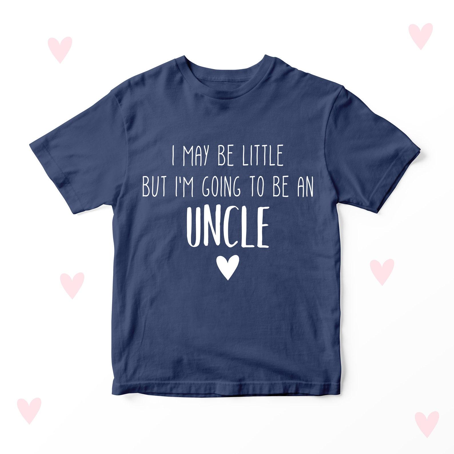 Little Brother Uncle Promotion T-shirt Kids Baby Announcet 110