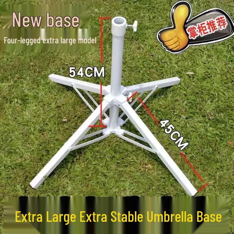 Портативная четырехногая подставка для квадратного пляжного зонта со складным основанием для наружной рекламы