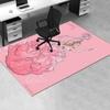 Fairy Tale, Magic Wand Pattern Polyester Office Carpet Chair Mats, Home Decor Dormitory Floor Protec
