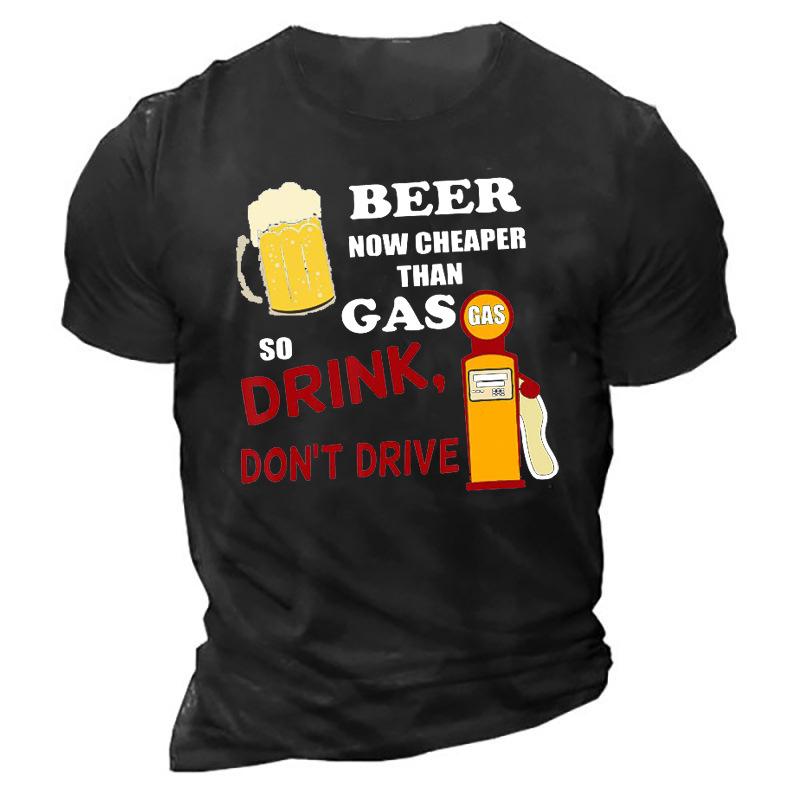 Pánská trička, letní volná, ležérní, módní, kulatý výstřih, 3D potiskem, krátký rukáv, top