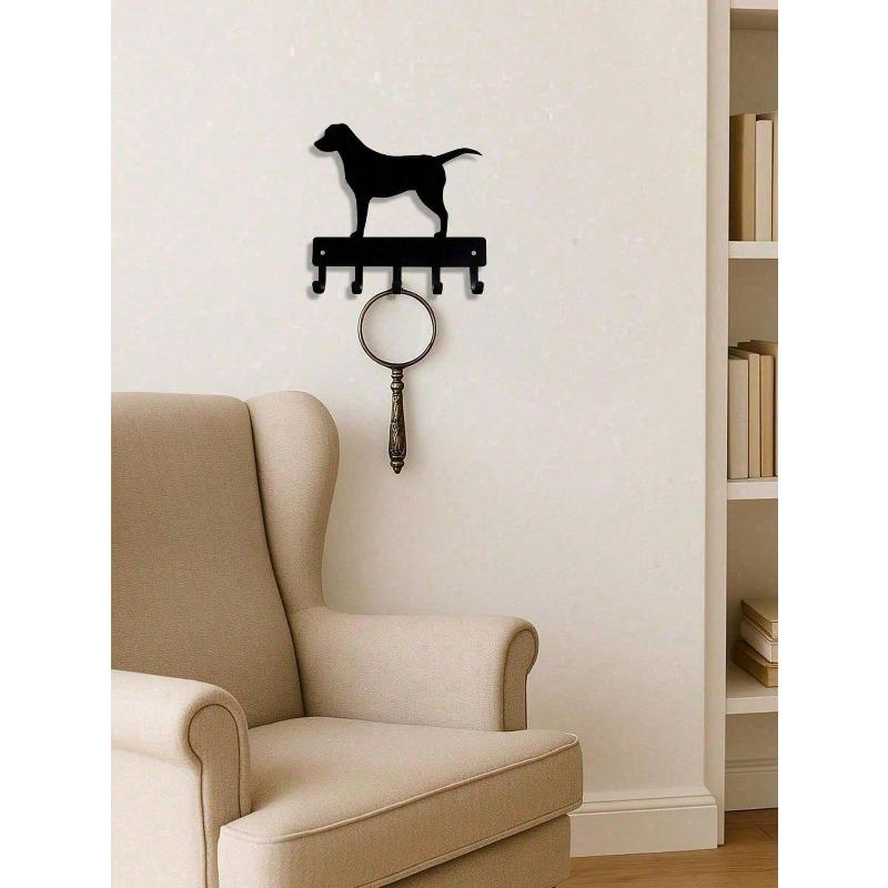 No Drill Dog Leash Holder Easy Install Wall Hooks Waterproof Rustproof Pet Organizer Gift