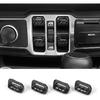 Jimen Compatible with Jeep Wrangler JL JLU 2018-2023 and Jeep Gladiator JT 2020-2023, 4PCS Center Console Window Button Switch Cover Interior Trim