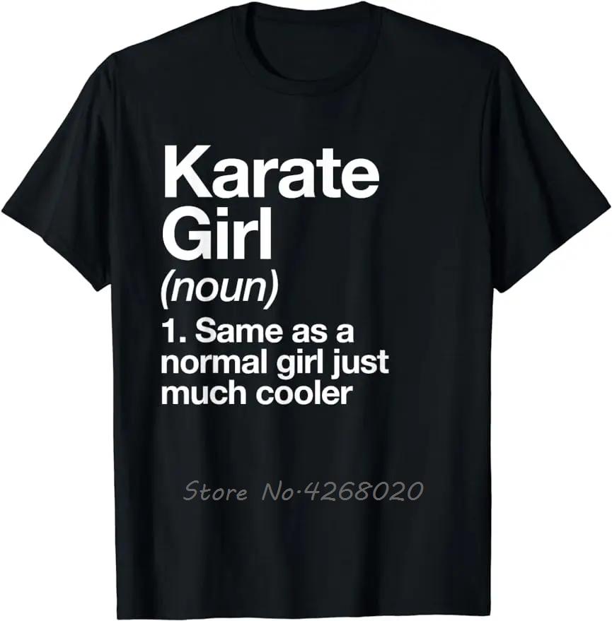 Karate Taekwondo Girl Karate Kick Oversized TShirt Unisexs Clothing Cotton Tshirt Classic Short Sleeve Fashion Fitness T Shirt