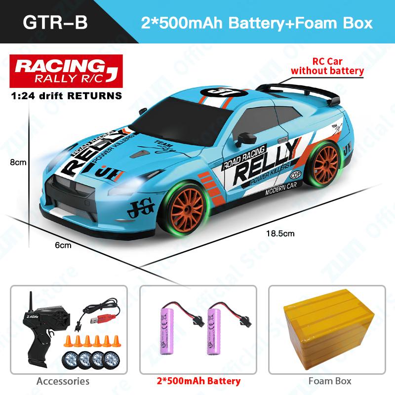 AAYB1 ZWN 1/24 RC Car With 2.4G Radio Remote Control Drift Cars High Speed Electric Vehicle Children Racing Toys for Boys Girls Gifts