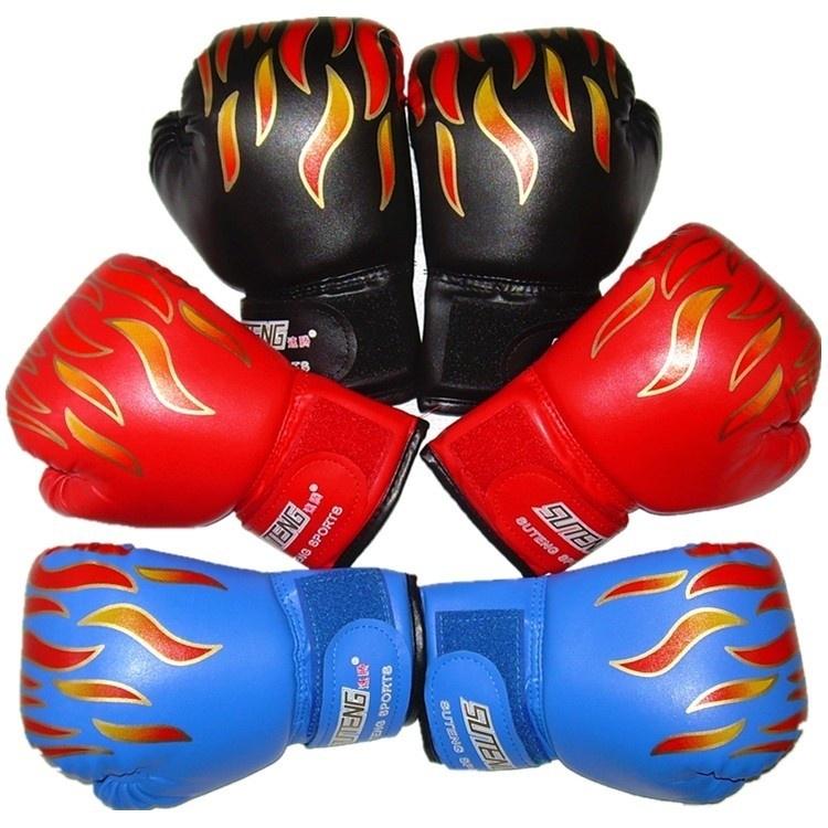 Children Kids Fire Boxing Gloves Sparring Punching Fight Training Suit Age 7-12 Children Kids Fire Boxing Gloves Sparring Punching Fight Training Suit Age 7-12