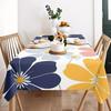 1pc Rectangular Petal Pattern Tablecloth, Polyester Rectangular Tablecloth - Perfect Holiday Home Decor for Parties, Indoor, Outdoor, Picnics