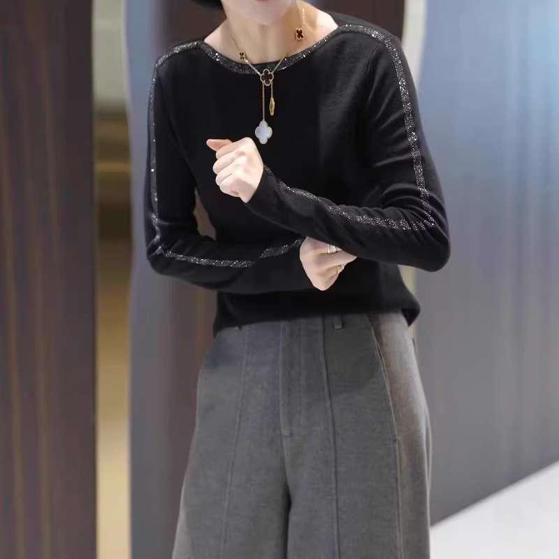 Women's Plus Size High-End Knit Sweater - Slimming, Stylish, Fashionable Base Layer for Autumn & Winter