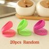 2/6/10/20PCS  Silicone Insulated Finger Covers Oven Microwave Insulated Gloves High Temperature Thickened Insulated Mat Gift