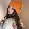 New Knitted Hat for Women In Autumn and Winter Korean Style Versatile Warm Wool Hat Cute Face Protecting Cold Hat