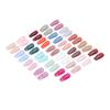 576pcs Press On Coffin Fake Nails Glossy Full Cover Color Mixing Different Size Ballerina False Nails